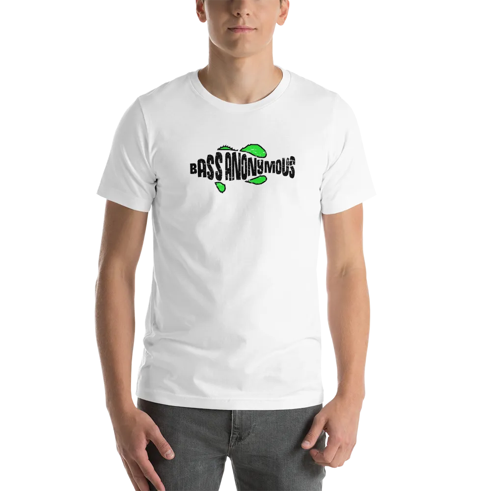 Bass Anonymous Grunge T-shirt Black/Green Short-Sleeve Unisex T-Shirt